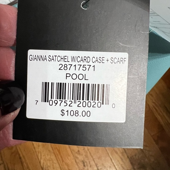 NWT-NANETTE LEPORE Women’s Sachet/Crossbody with Card Case & Scarf - Picture 9 of 16